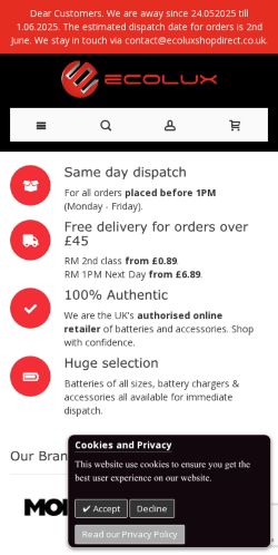 Mobile page screenshot