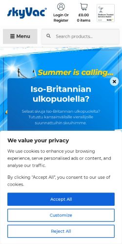 Mobile page screenshot