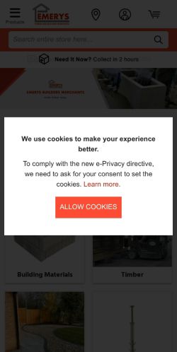 Mobile page screenshot
