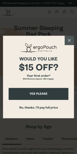 Mobile page screenshot