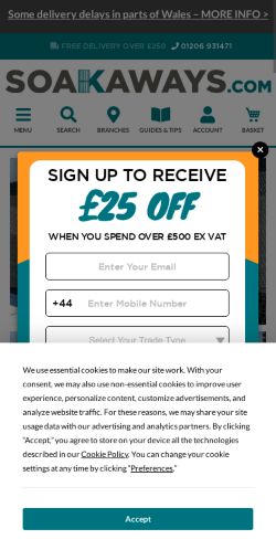 Mobile page screenshot