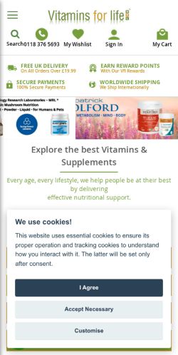 Mobile page screenshot