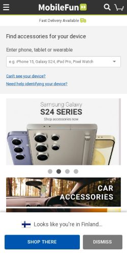 Mobile page screenshot