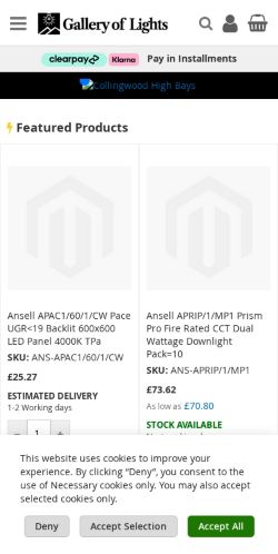 Mobile page screenshot
