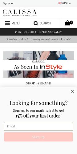 Mobile page screenshot