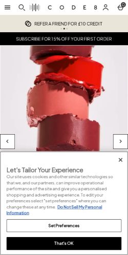 Mobile page screenshot