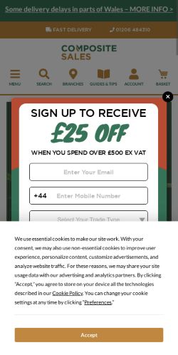 Mobile page screenshot