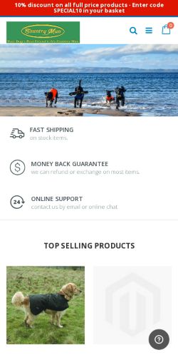 Mobile page screenshot