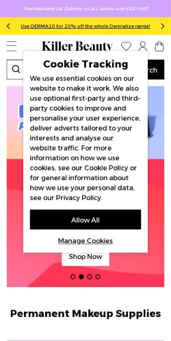 Mobile page screenshot