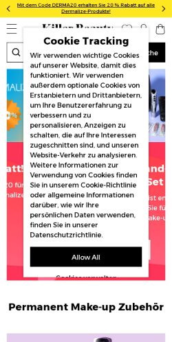 Mobile page screenshot