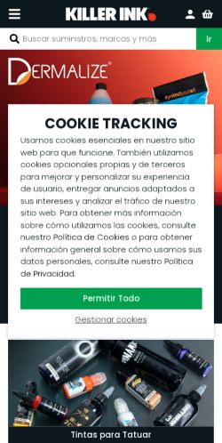 Mobile page screenshot