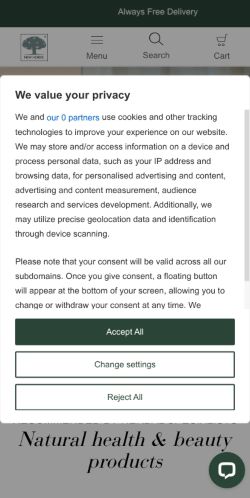 Mobile page screenshot
