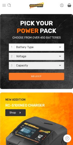 Mobile page screenshot