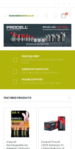 Mobile page screenshot