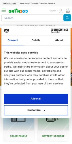Mobile page screenshot