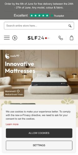 Mobile page screenshot