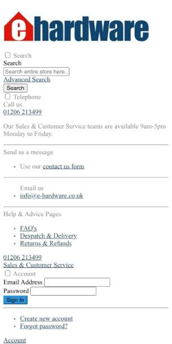 Mobile page screenshot