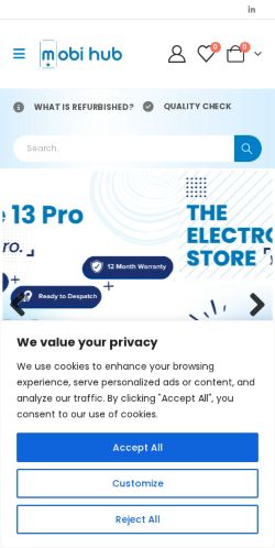 Mobile page screenshot