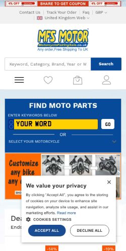 Mobile page screenshot
