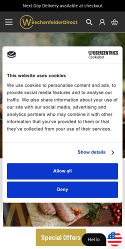 Mobile page screenshot