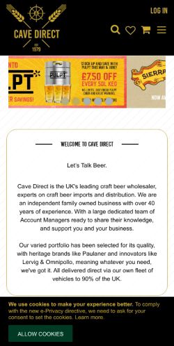 Mobile page screenshot