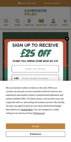 Mobile page screenshot