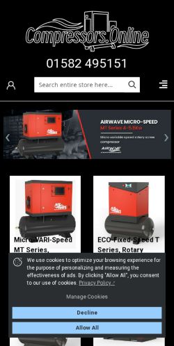 Mobile page screenshot