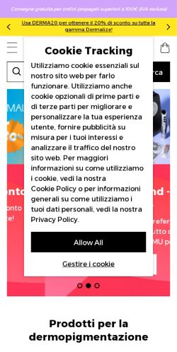 Mobile page screenshot