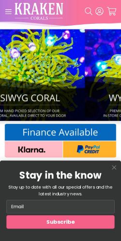 Mobile page screenshot