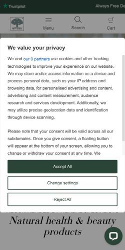 Mobile page screenshot