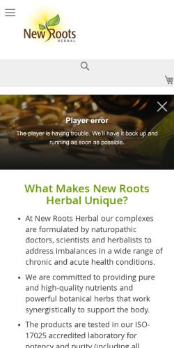 Mobile page screenshot