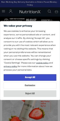 Mobile page screenshot