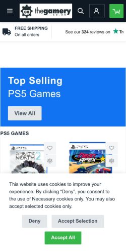 Mobile page screenshot