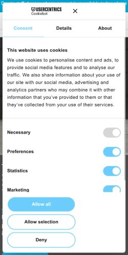 Mobile page screenshot