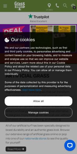 Mobile page screenshot