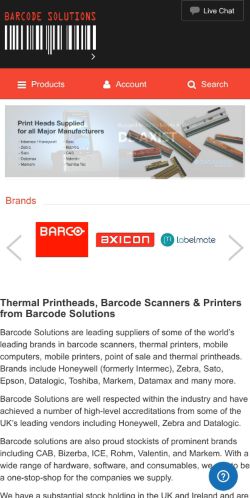 Mobile page screenshot