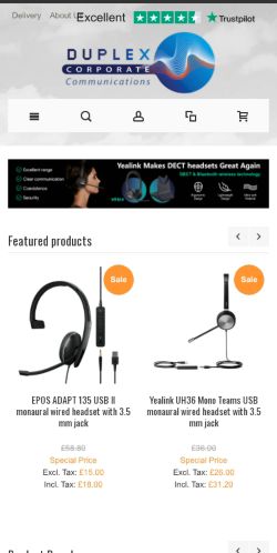 Mobile page screenshot