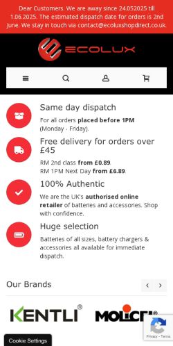 Mobile page screenshot