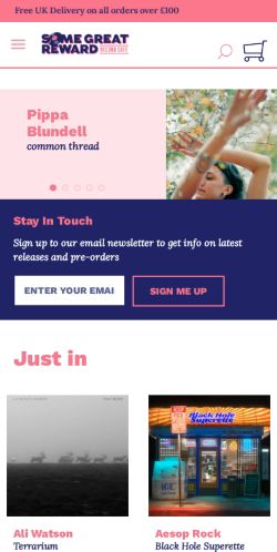 Mobile page screenshot