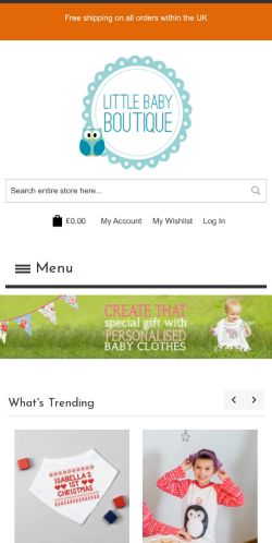 Mobile page screenshot