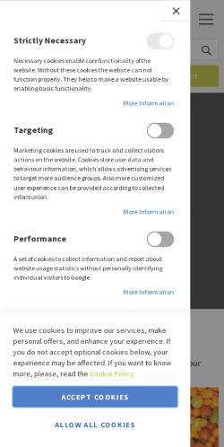 Mobile page screenshot