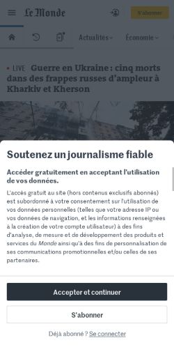 Mobile page screenshot