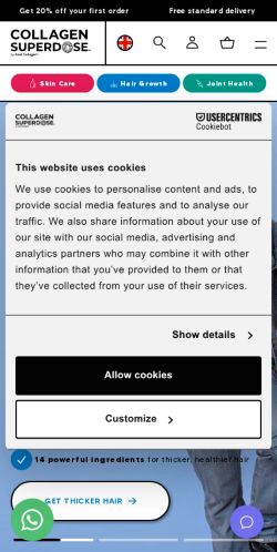 Mobile page screenshot