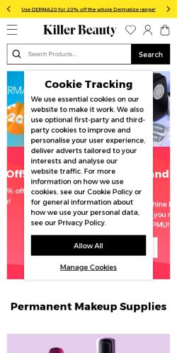 Mobile page screenshot