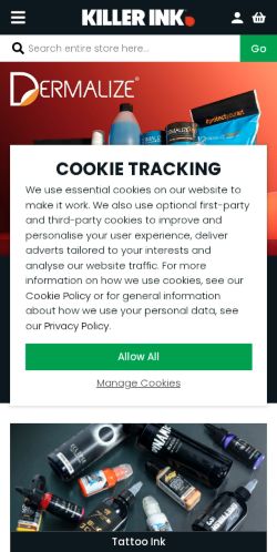 Mobile page screenshot