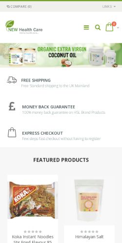 Mobile page screenshot