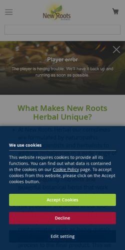 Mobile page screenshot
