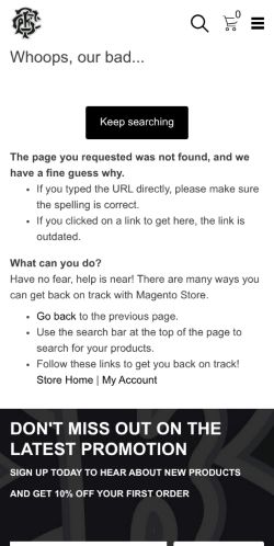 Mobile page screenshot