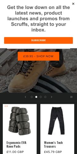 Mobile page screenshot