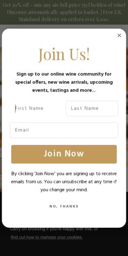 Mobile page screenshot